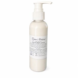 Alpha-gal safe body lotion — Matte Body Lotion pump bottles on white background